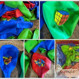 Rubiks cube party Balloons